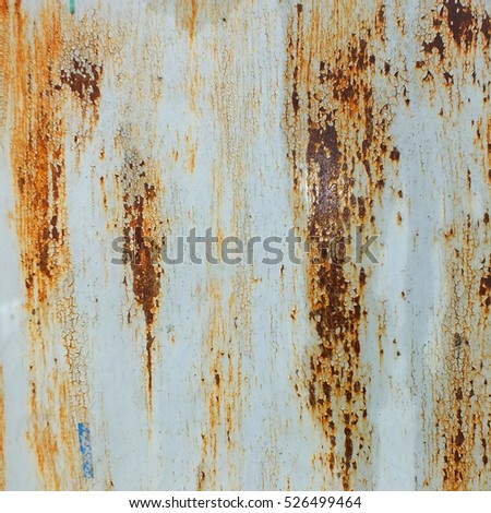 Rusty cracked metal texture Royalty-Free Stock Photo #526499464