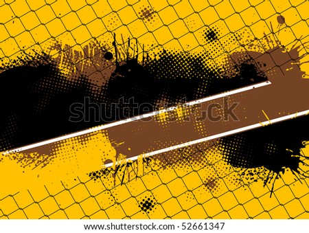 grunge background with wire mesh