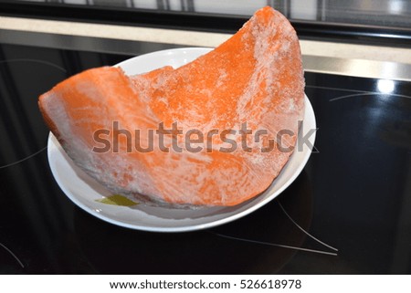 Frozen pumpkin