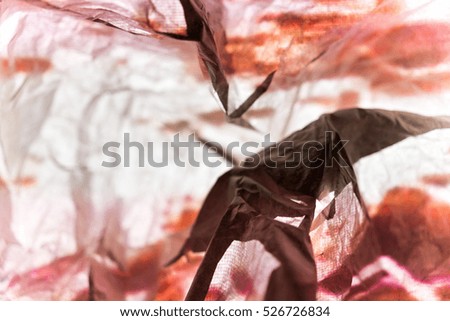 Wrinkled paper texture, colorful background