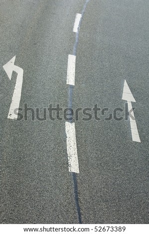 road markings, street markings