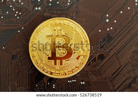 Photo Golden Bitcoin