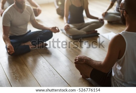 Diversity People Exercise Class Relax Concept Royalty-Free Stock Photo #526776154