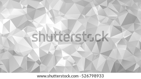 Gray triangular abstract background. Trendy vector illustration.