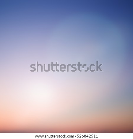 blurred abstract background wonderful sunset vintage warm tone color light.