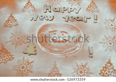 Background - New Year's cookies