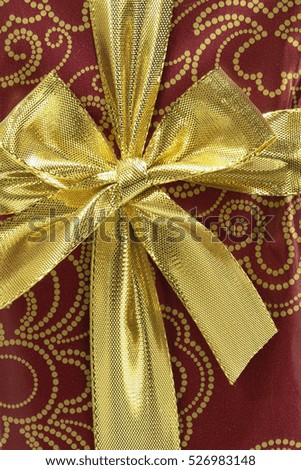 Gift box with Golden bow