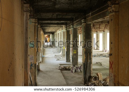 Building Renovated Construction Site Interior