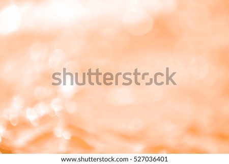 Orange abstract blur bokeh lights. defocused background.