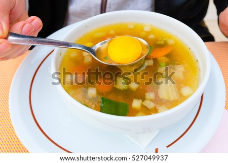 consomme soup