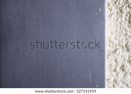 The texture of the metal wall with a roughness