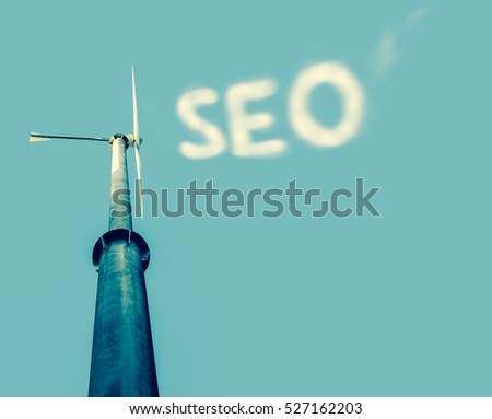 Windmill with SEO cloud