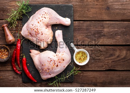 chicken legs Royalty-Free Stock Photo #527287249