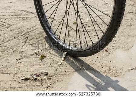 Bicycle Wheel Abstract Background