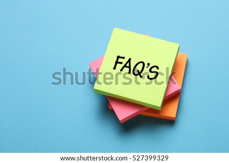 Faq's, Business Concept Royalty-Free Stock Photo #527399329
