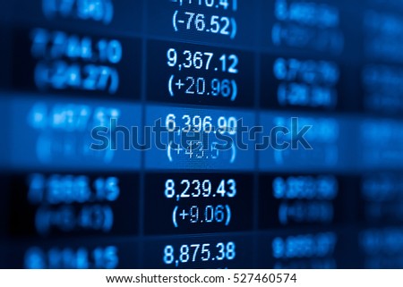 A stock trader or equity trader or share trader involved in trading equity securities. Stock trading in online trading program as concept.
