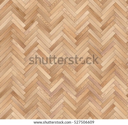 Herringbone natural parquet seamless floor texture Royalty-Free Stock Photo #527506609