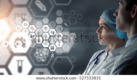 Modern medical technologies concept