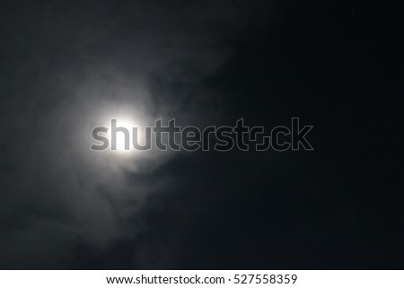 Title : The moon on the darkest night