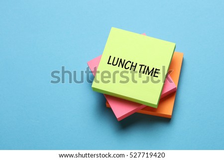 Lunch Time, Business Concept Royalty-Free Stock Photo #527719420