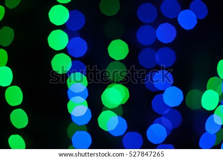 Bokeh. Background. Highlights. Defocused light isolated in black background. Colorful bokeh abstract light backgrounds.
