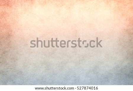 Paper texture Gradient pink blue color light rough textured spotted blank copy space background in beige, yellow