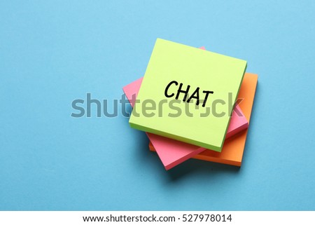 Chat, Technology Concept
