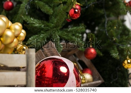Christmas decorations details 