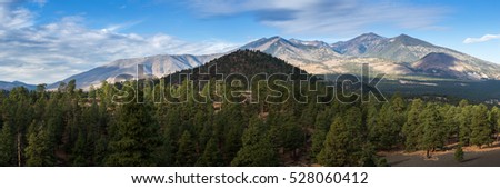 San Fransisco Peaks in Arizona Royalty-Free Stock Photo #528060412