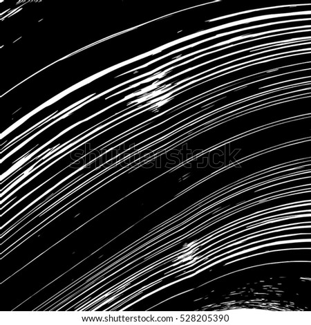 Distressed Wavy Lines Black Overlay Texture For Your Design. EPS10 vector.