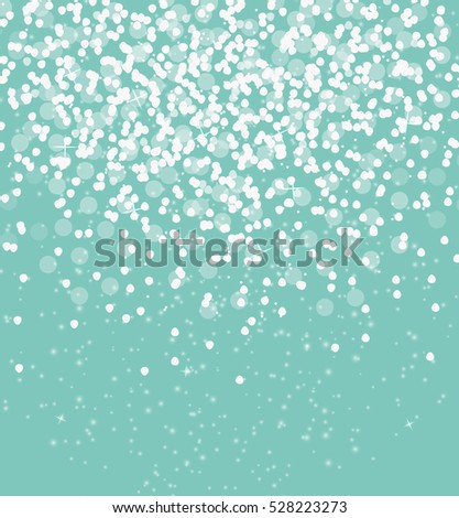 Snow on sky background: Abstract Christmas and New Year. Vector Illustration. EPS10