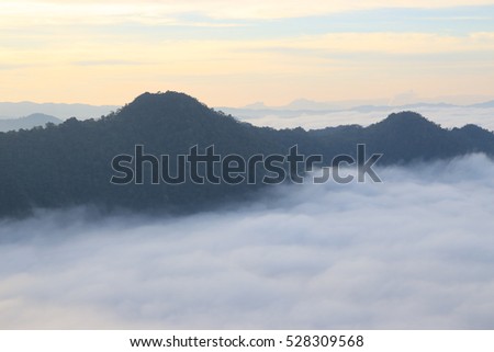 Mist Mount Blue Beauty Lam pang Thailand
