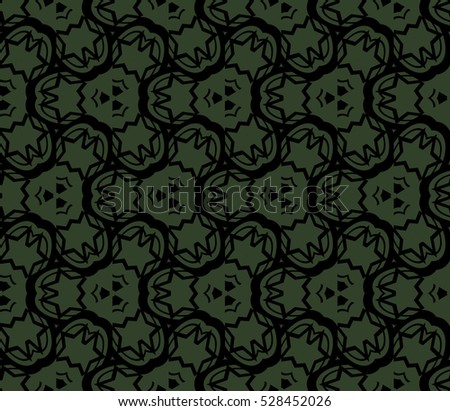 Abstract background. Vector seamless pattern. Green geometric seamless pattern in modern stylish