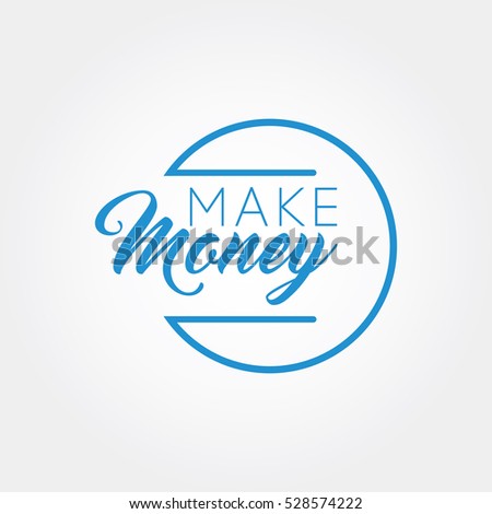 make money logo vector