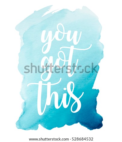 Vector watercolor background. Hand painted  abstract design.