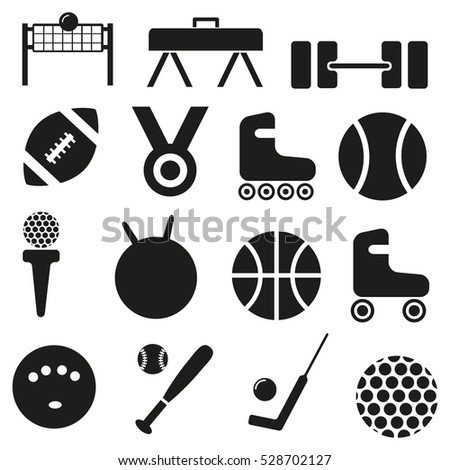 Sport vector icons.