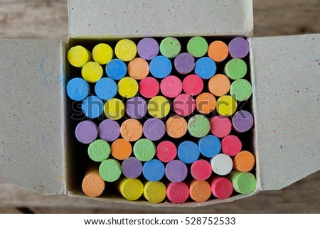 Chalk in box