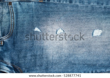 Texture of denim and stitch for background.