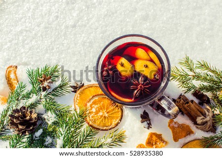 Christmas mulled wine. Merry christmas.