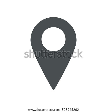 Location Icon Vector flat design style Royalty-Free Stock Photo #528945262