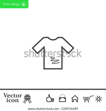 Tshirt Icon icon, vector illustration. 