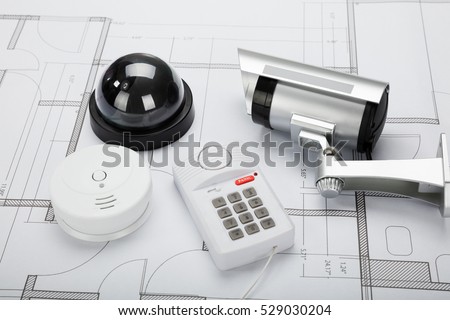 CCTV Security System Royalty-Free Stock Photo #529030204