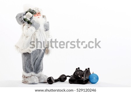 picture of a Christmas decorations on white background