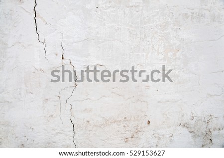 White grunge wall texture of old house