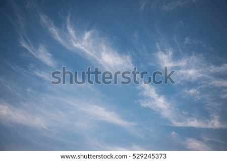 blue sky with cloud for background
