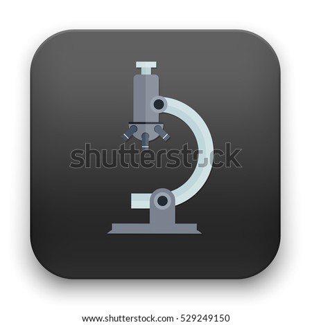 illustration of microscope icon