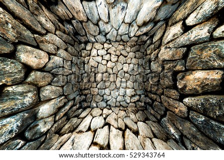 Abstract geometric background of stones Royalty-Free Stock Photo #529343764