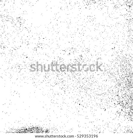 Grainy abstract distressed  texture on white background. Vector and illustration.