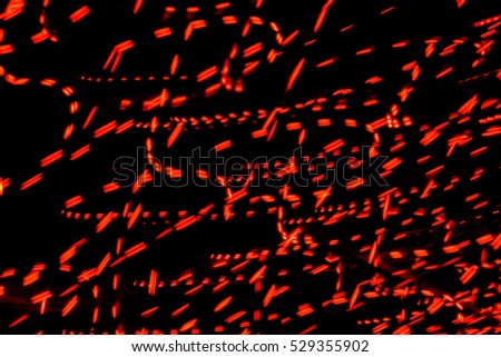 Abstract blurred red  lights motion background