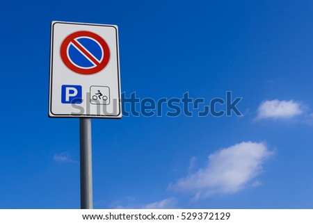 Handicap parking only sign for disabled drivers